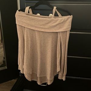 Off the shoulder sweater